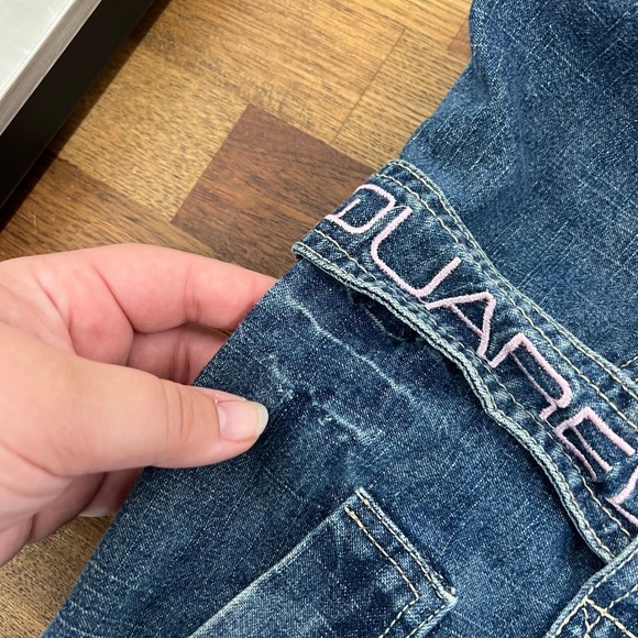 DSQUARED2  Womens Jumpsuit Small Denim Y2K Retro Backless Overalls Pocket Cotton - Picture 8 of 11